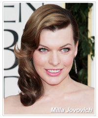 Milla Jovovich hairstyles